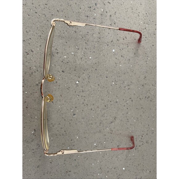 MARCOLIN EYEGLASSES FRAMES ONLY Mod. 7214 Col. 506 FULL RIM 51-18-125 gold oval - Picture 2 of 14